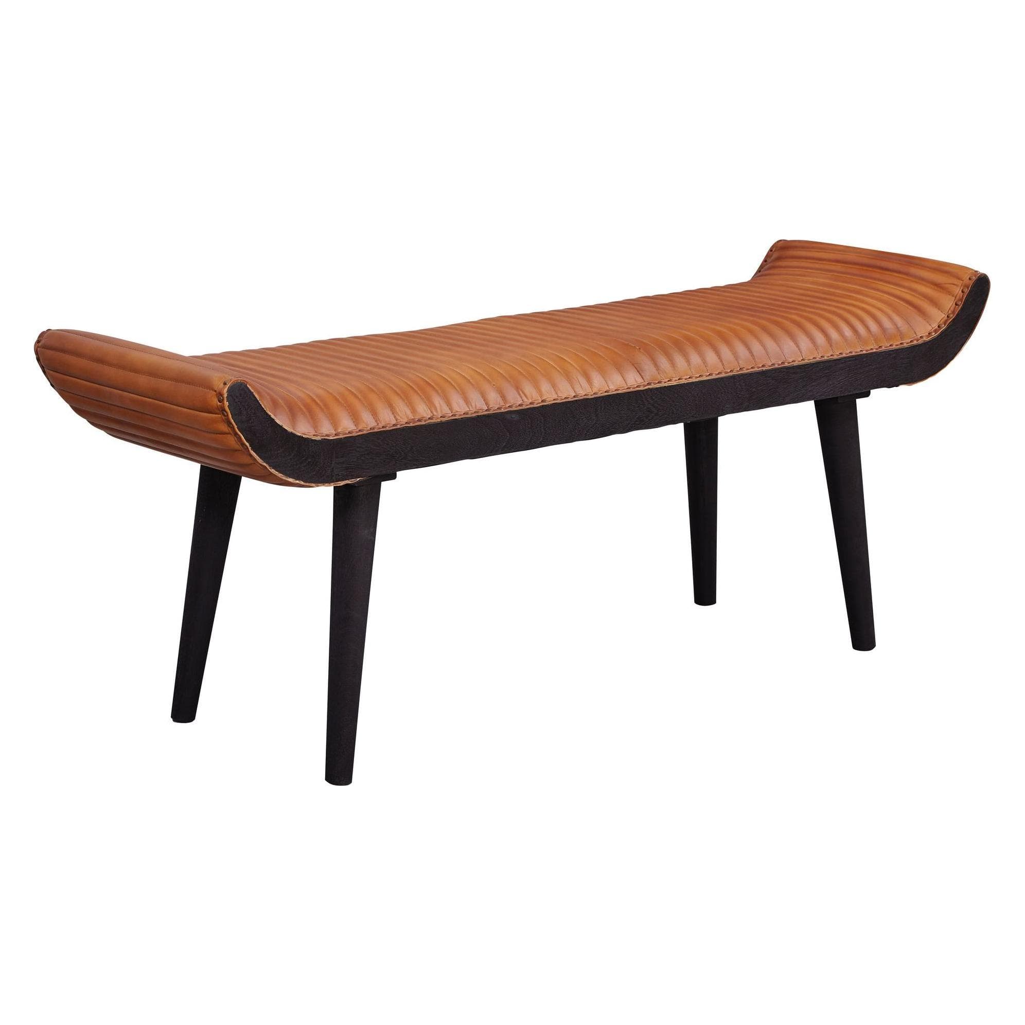 Wohnling, Banc, cuir véritable (125 cm)