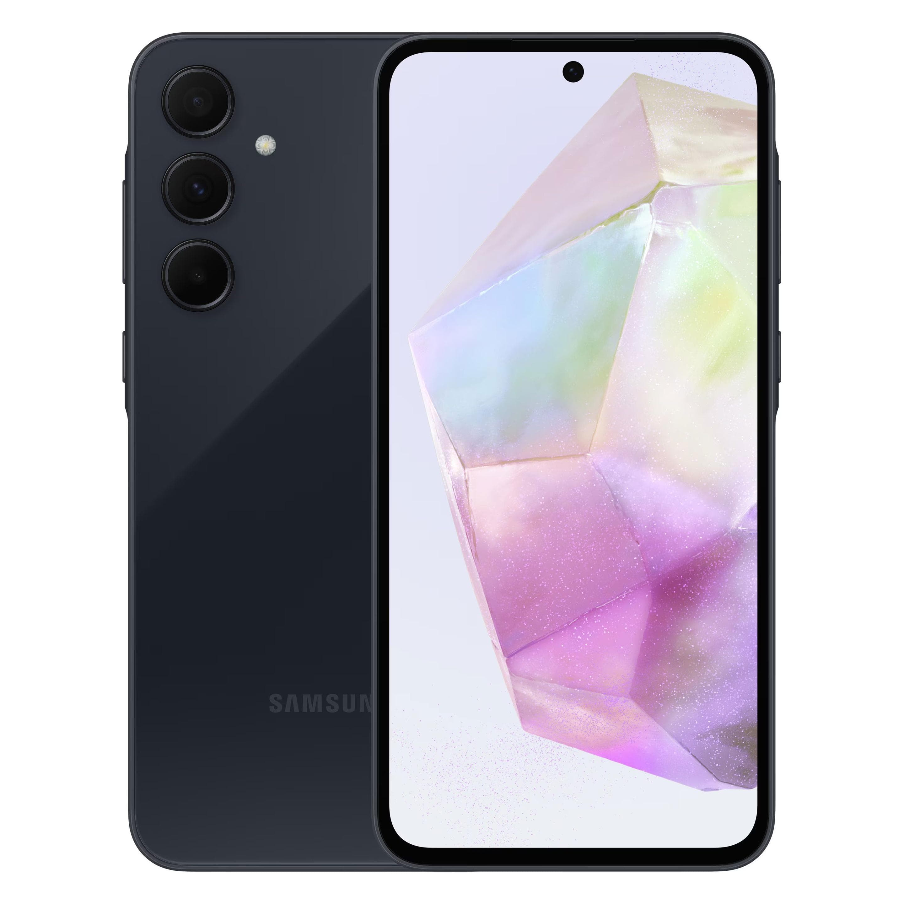 Samsung Galaxy A35 Édition Entreprise (108 Go, Awesome Navy, 6.60", Double SIM hybride, 5G), Téléphone portable, Bleu