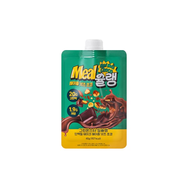 Green Monster - Boisson protéinée Chelin pour repas - 40g - Hazel Nuts Choco