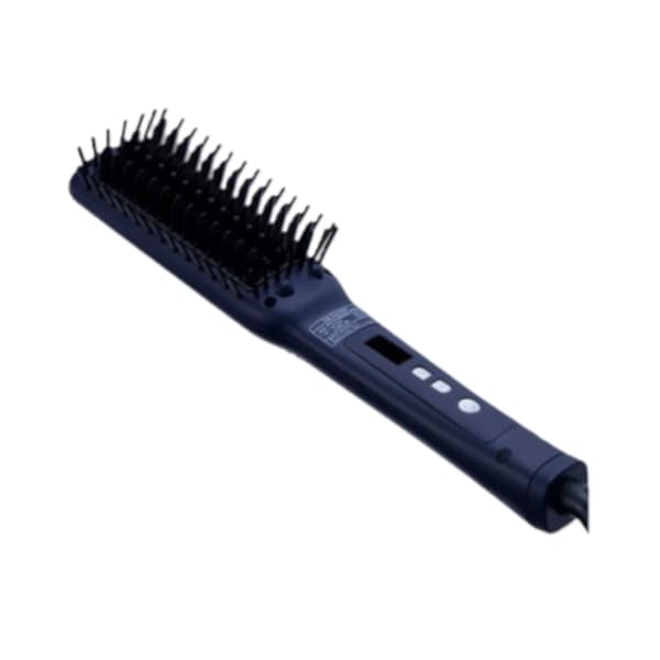 SALONIA - Brosse thermique droite mince (100-240 V) - 1pièce - SL-012NVS - Navy